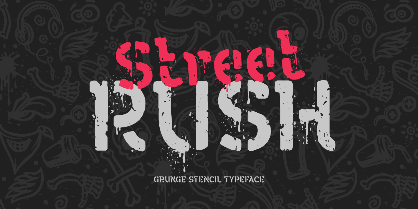 폰트 Street Rush